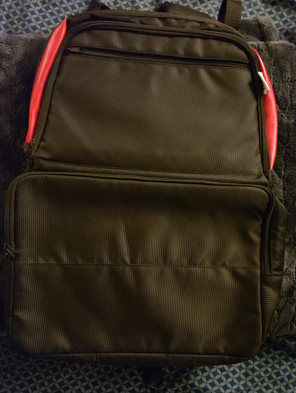 Black and Red Cooler  Backpack - Unbranded